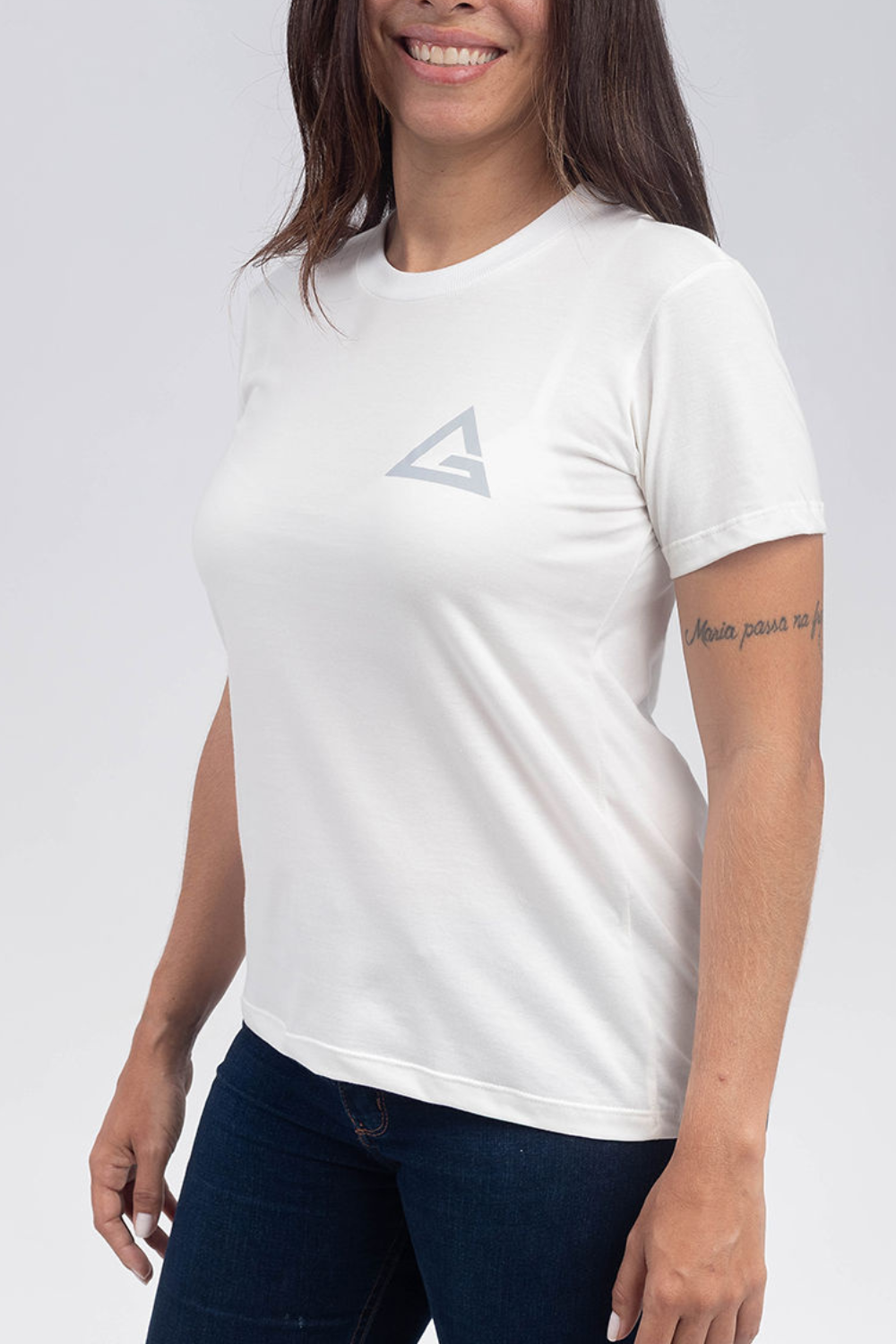 Camiseta Feminina Arte Suave - Off White