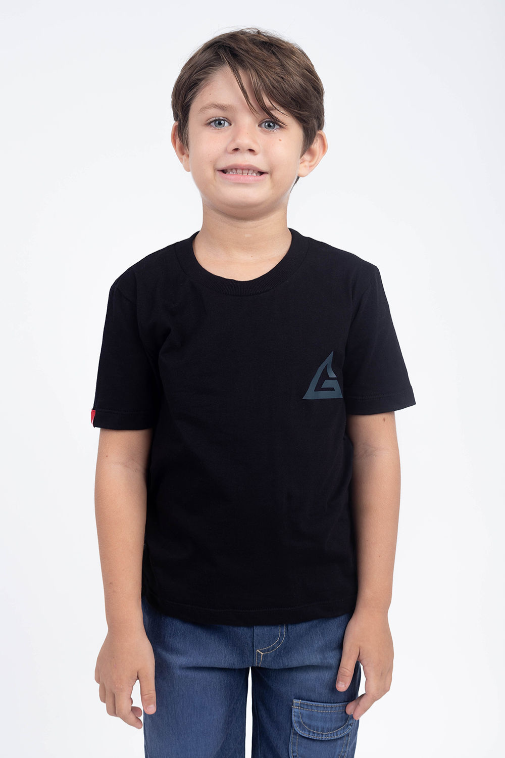 Camiseta Infantil Arte Suave - Preta