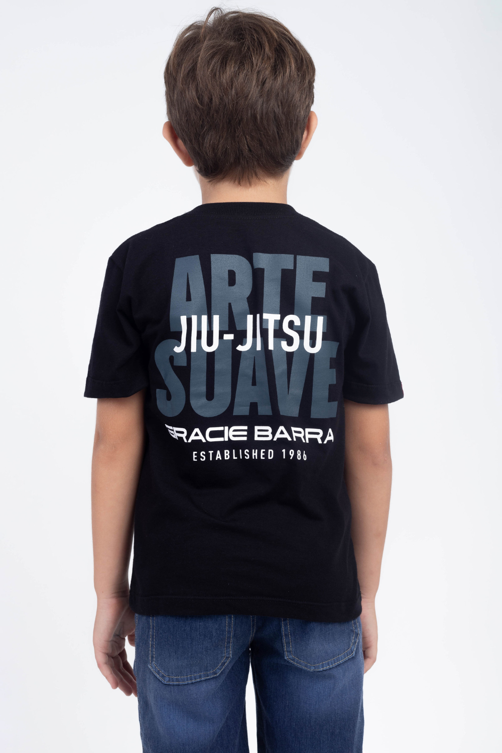 Camiseta Infantil Arte Suave - Preta