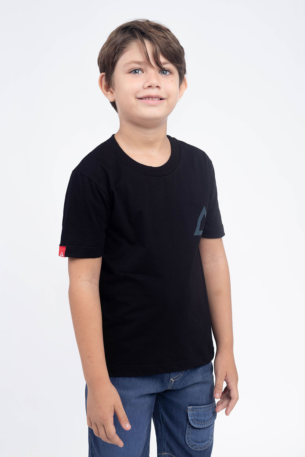 Camiseta Infantil Arte Suave - Preta