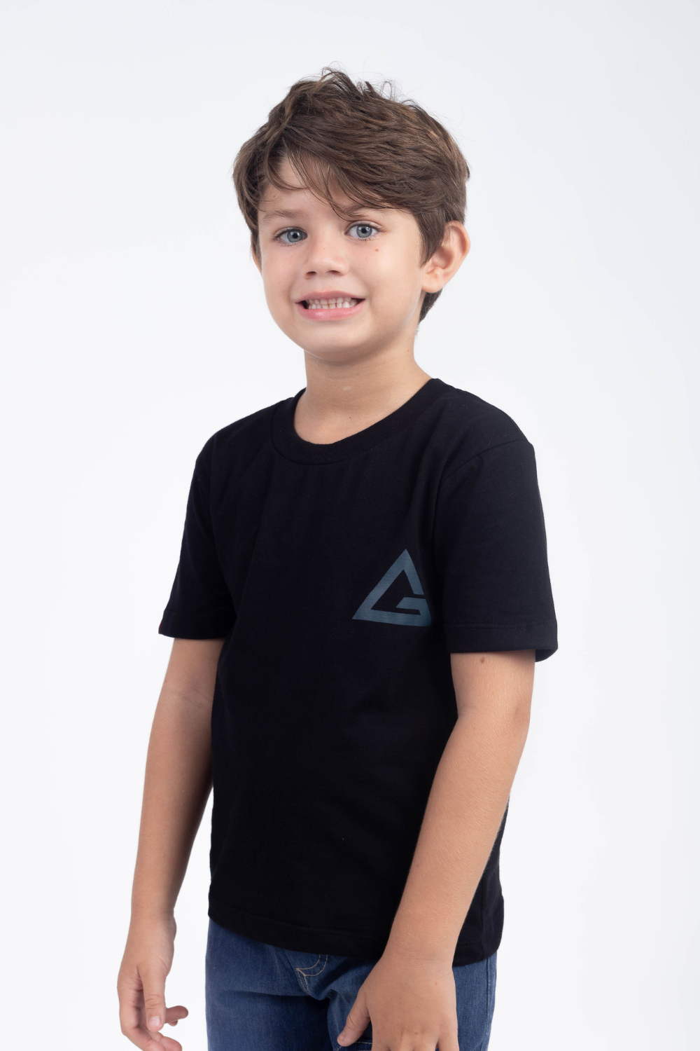 Camiseta Infantil Arte Suave - Preta