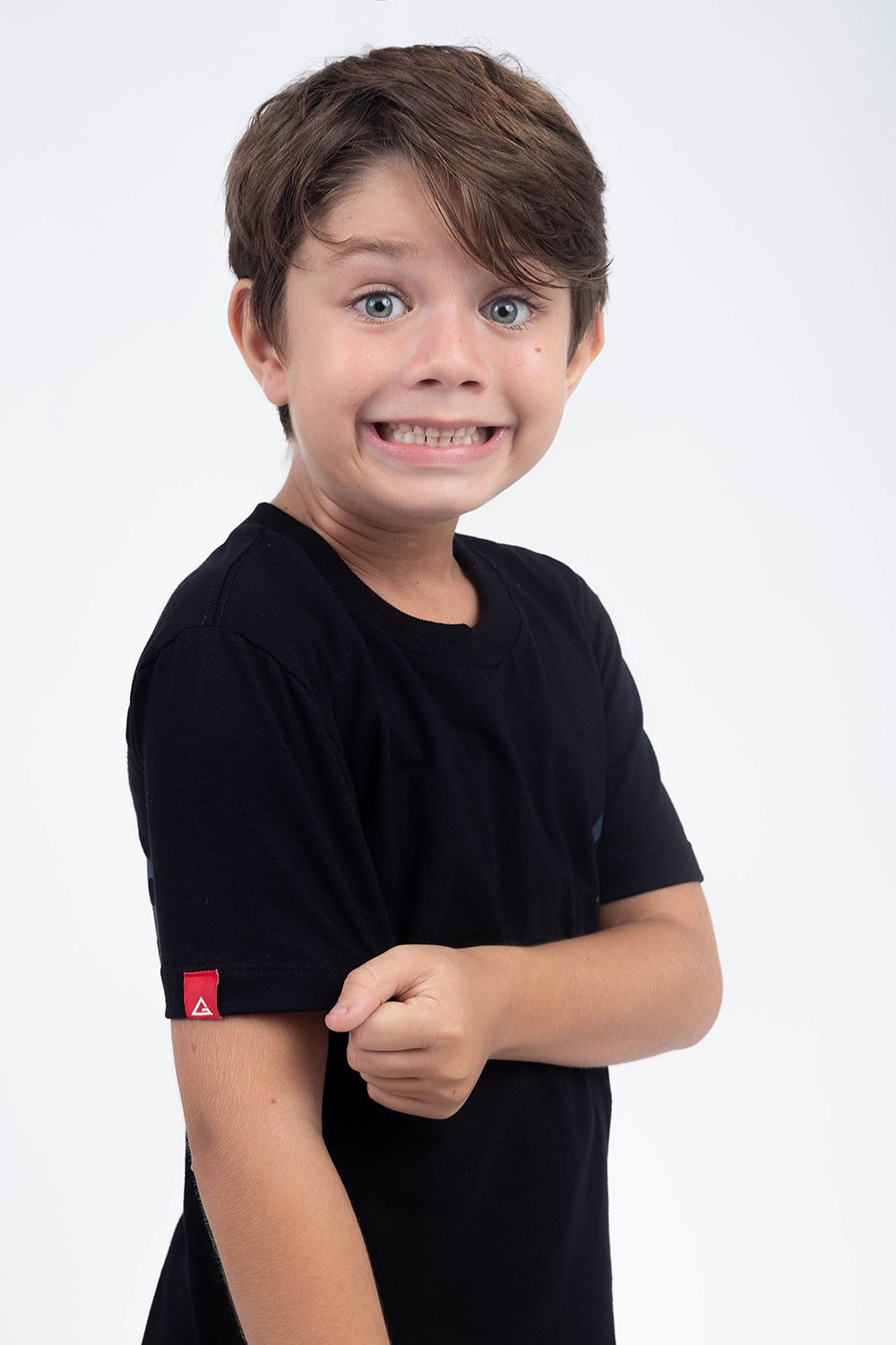 Camiseta Infantil Arte Suave - Preta