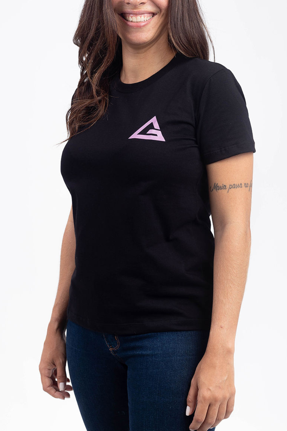 Camiseta Feminina Arte Suave - Preta