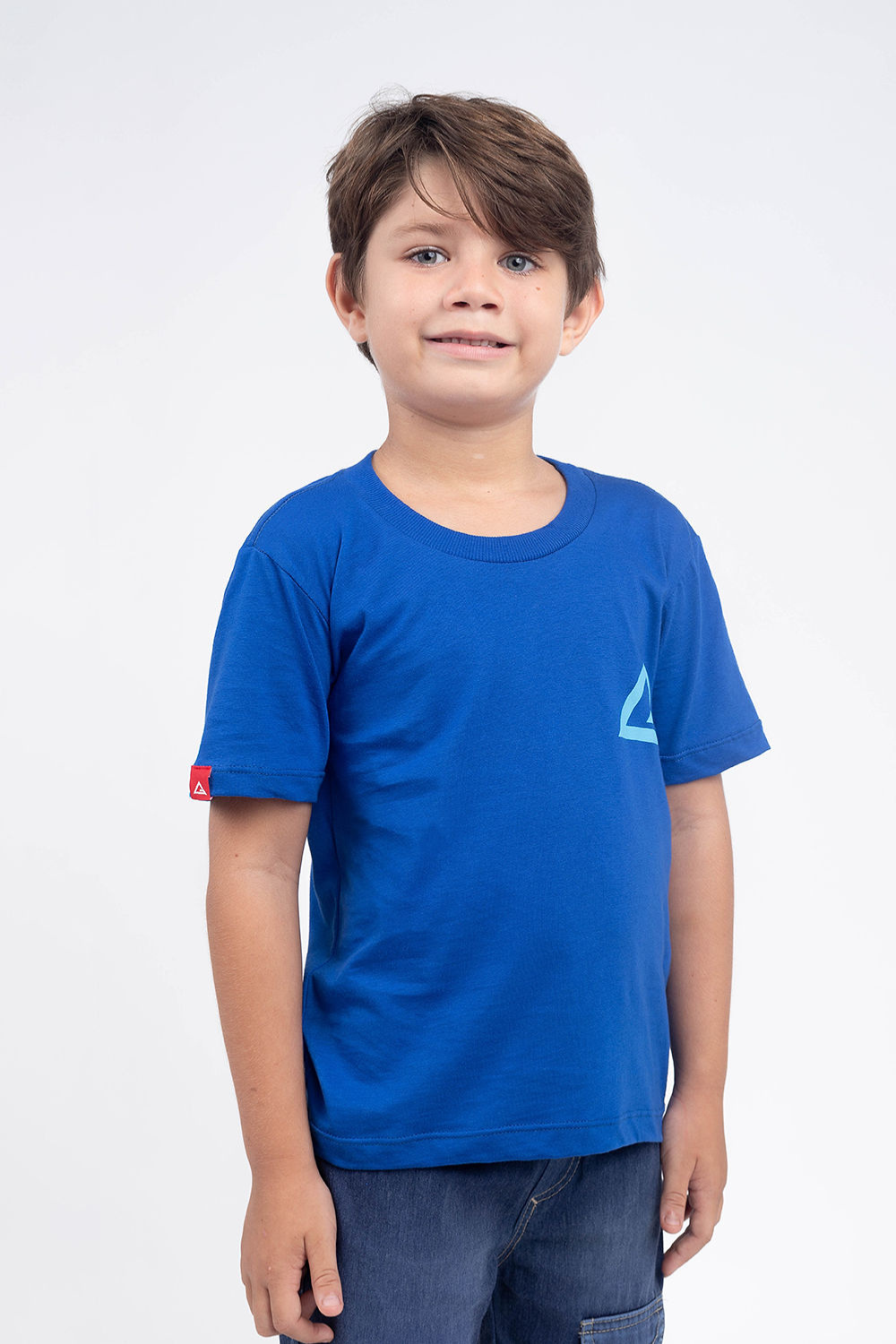 Camiseta Infantil Arte Suave - Azul