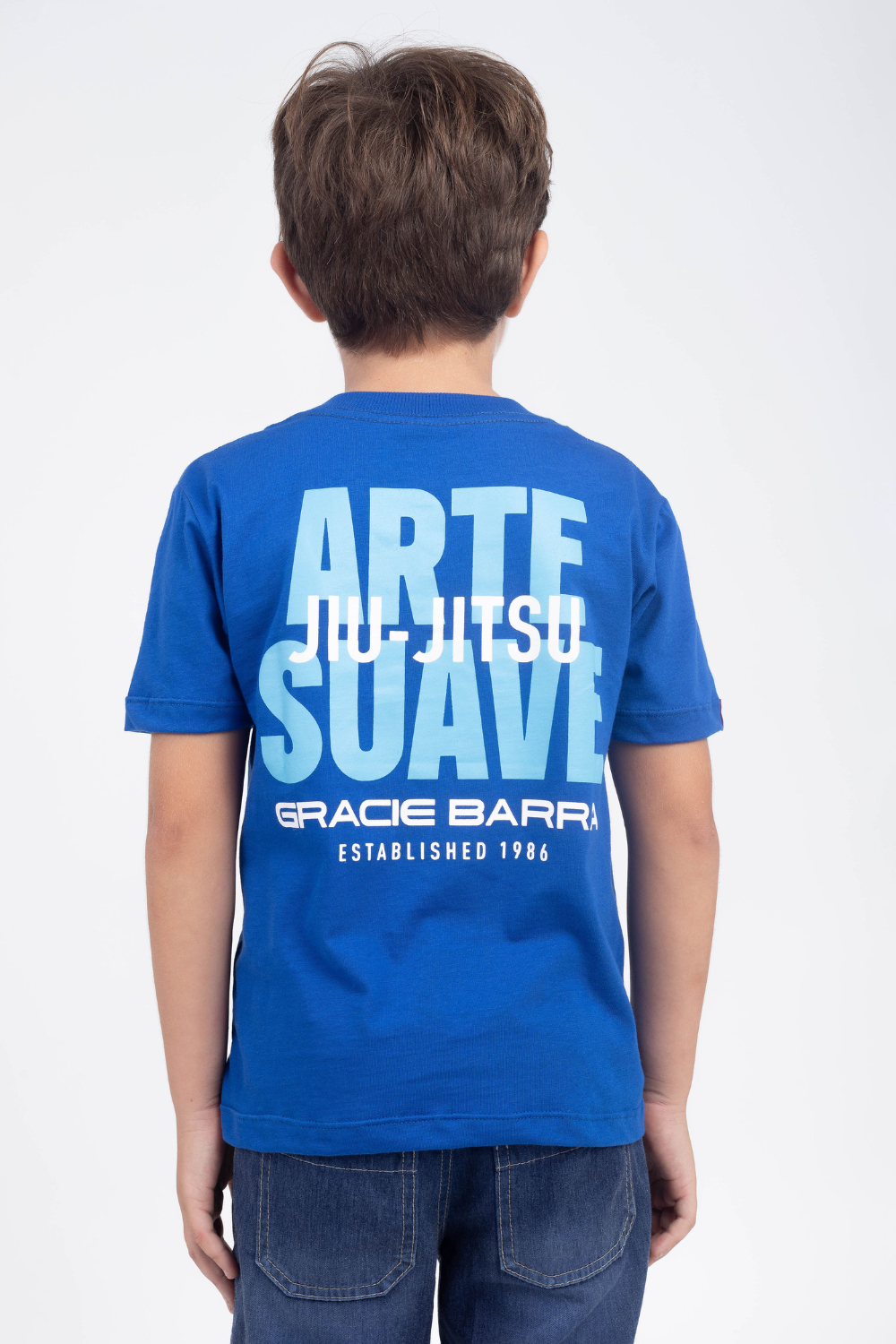 Camiseta Infantil Arte Suave - Azul