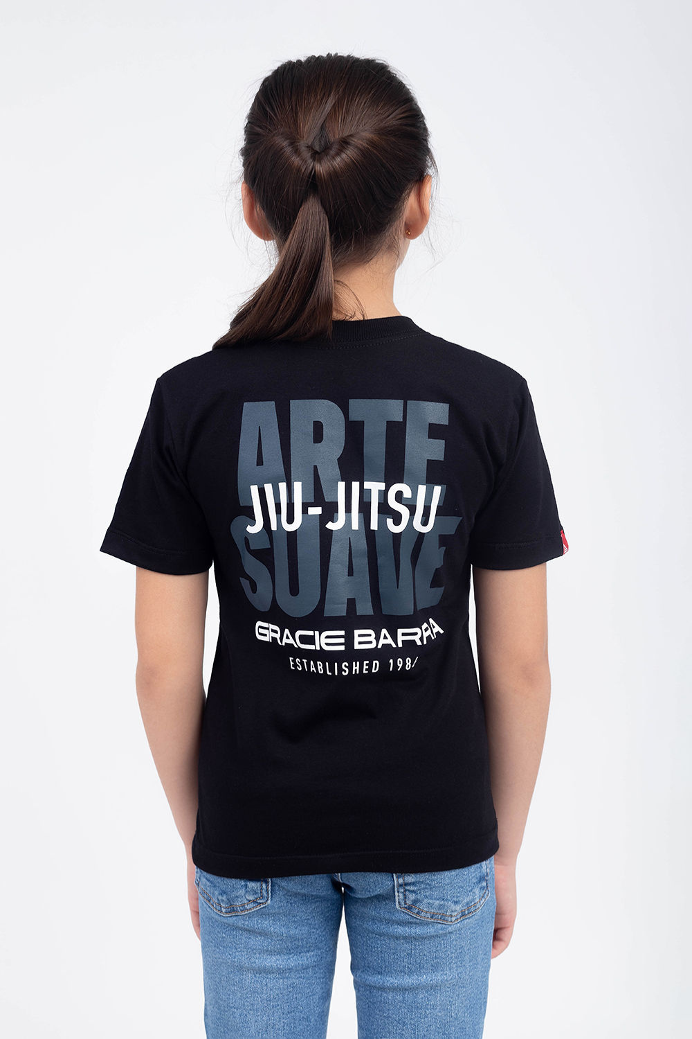 Camiseta Infantil Arte Suave - Preta