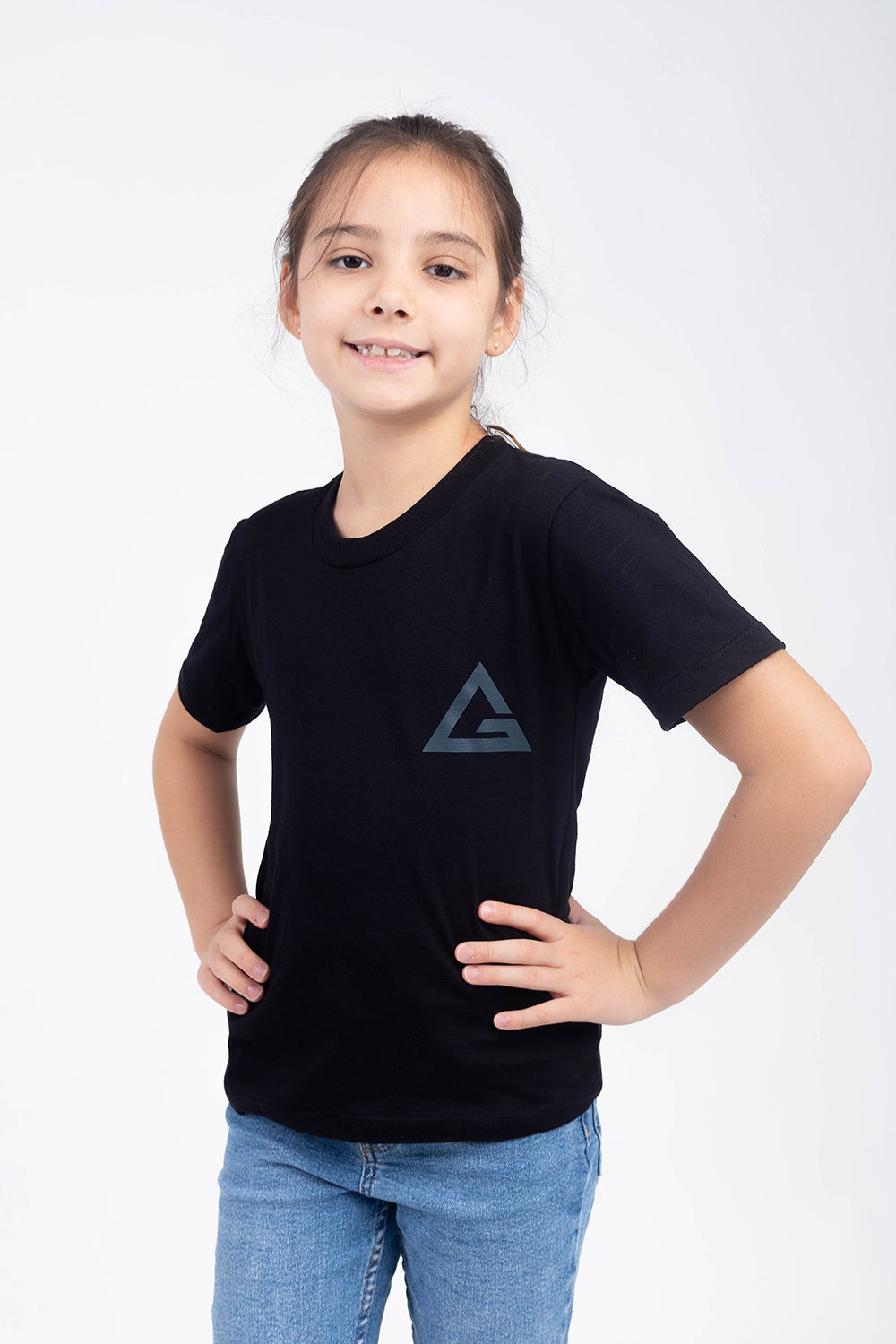 Camiseta Infantil Arte Suave - Preta