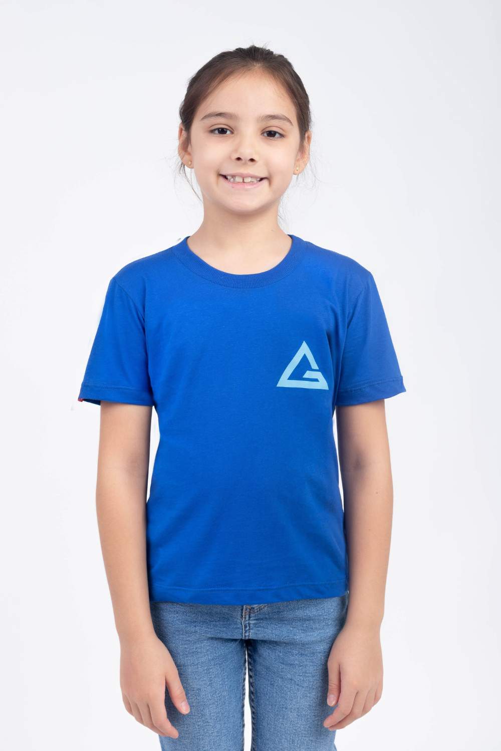 Camiseta Infantil Arte Suave - Azul