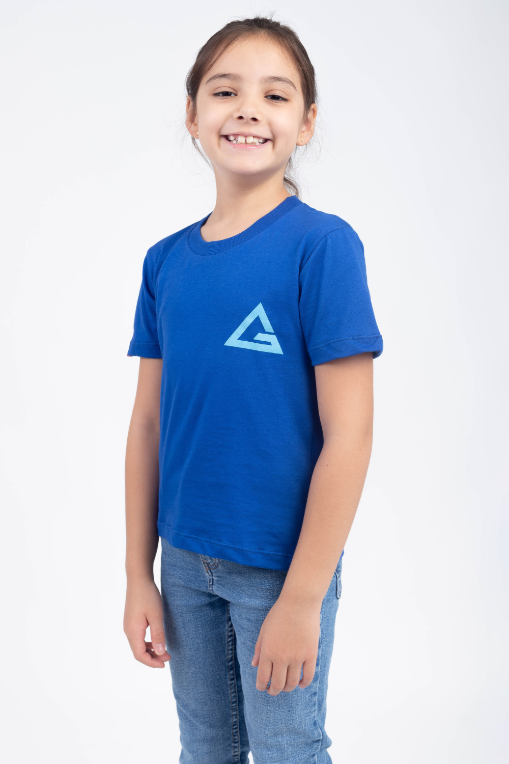 Camiseta Infantil Arte Suave - Azul