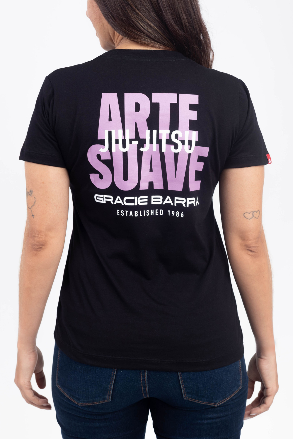 Camiseta Feminina Arte Suave - Preta