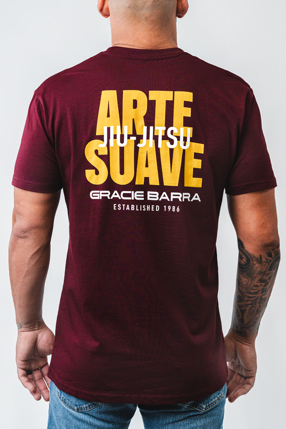 Camiseta Arte Suave - Vinho