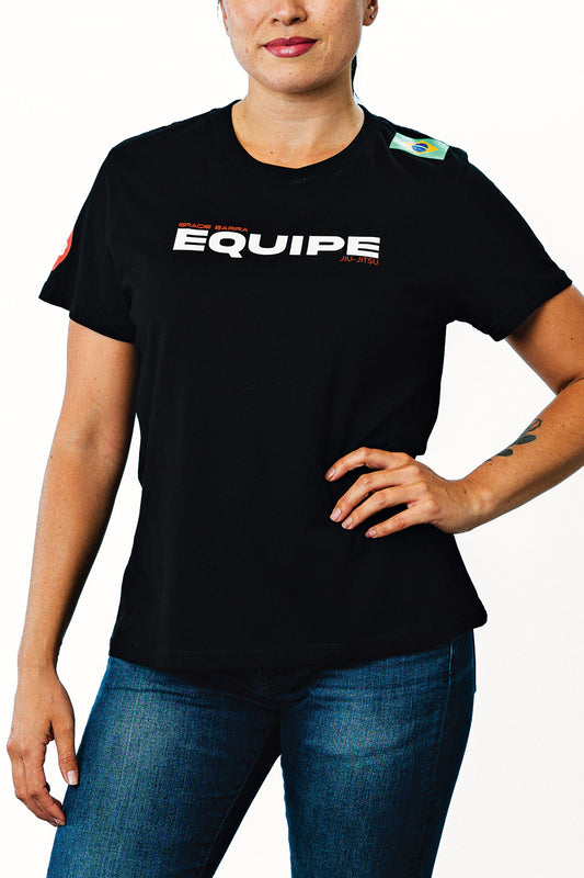 Camiseta Feminina Equipe- Preta