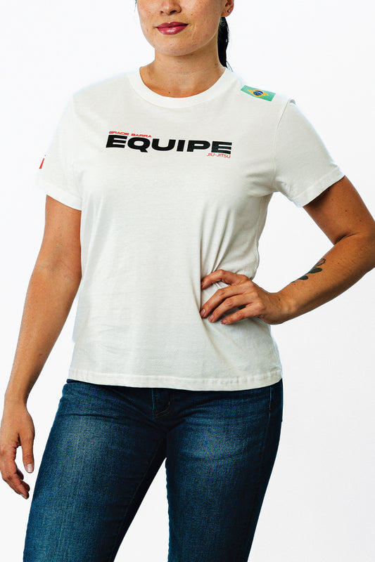 Camiseta Feminina Equipe- Off White
