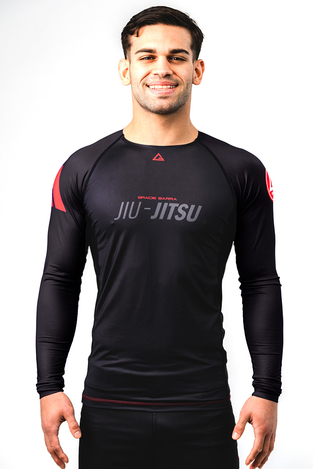 Rashguard M/L Ranqueada GB Performance By Adidas® - Preta