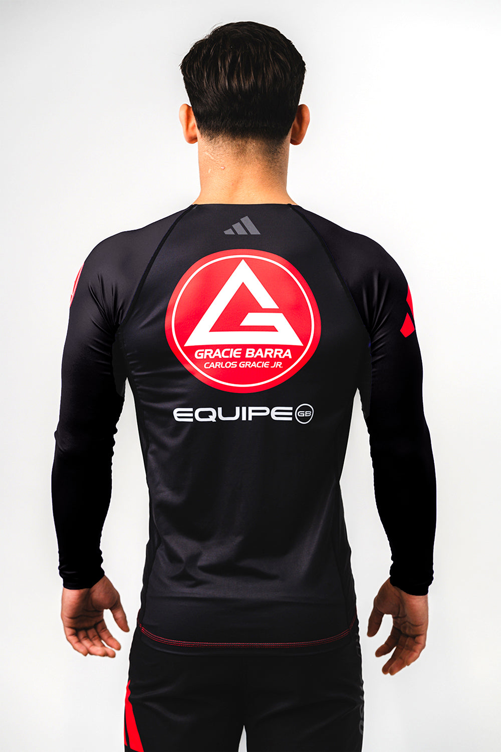 Rashguard M/L Ranqueada GB Performance By Adidas® - Preta